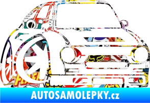 Samolepka Škoda 110r karikatura pravá Sticker bomb