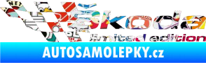 Samolepka Škoda limited edition levá Sticker bomb