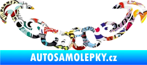 Samolepka Smile úsměv Sticker bomb