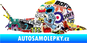 Samolepka Šnek 001 levá Sticker bomb
