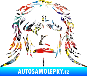 Samolepka Sněžný muž Sticker bomb
