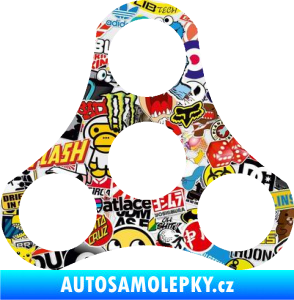 Samolepka Spinner Sticker bomb