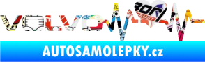 Samolepka Srdeční tep 021 levá Volvo srdcem Sticker bomb