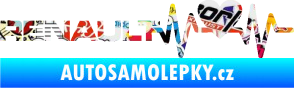 Samolepka Srdeční tep 041 levá Renault Sticker bomb