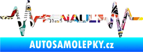 Samolepka Srdeční tep 042 Renault Sticker bomb