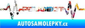Samolepka Srdeční tep 053 Peugeot Sticker bomb