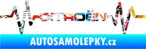 Samolepka Srdeční tep 057 Citroen Sticker bomb