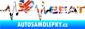 Samolepka Srdeční tep 060 pravá Seat Sticker bomb
