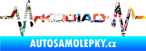 Samolepka Srdeční tep 071 Kodiaq Sticker bomb