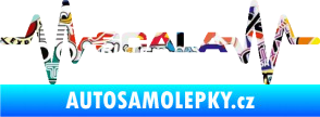 Samolepka Srdeční tep 075 Scala Sticker bomb