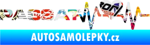 Samolepka Srdeční tep 077 levá Volkswagen Passat Sticker bomb