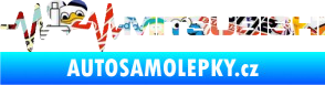 Samolepka Srdeční tep 082 pravá Mitsubishi Sticker bomb