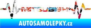 Samolepka Srdeční tep 083 Mitsubishi Sticker bomb