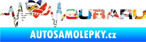 Samolepka Srdeční tep 086 pravá Subaru Sticker bomb