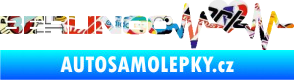 Samolepka Srdeční tep 092 levá Berlingo Citroen Sticker bomb