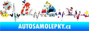 Samolepka Srdeční tep 094 pravá dovolená u moře Sticker bomb