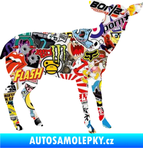 Samolepka Srna 001 pravá Sticker bomb