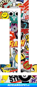 Samolepka Startovní číslo 1 typ 7 Sticker bomb