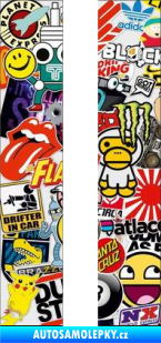 Samolepka Startovní číslo 11 Sticker bomb