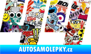 Samolepka Startovní číslo 44 typ 6 Sticker bomb