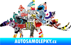 Samolepka Stegosaurus 001 levá Sticker bomb