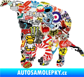 Samolepka Štěňátko 003 levá Sticker bomb