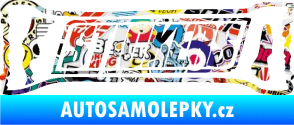 Samolepka Stickers nápis Sticker bomb
