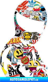 Samolepka Stig pravá Sticker bomb