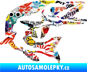 Samolepka Štika 001 pravá Sticker bomb