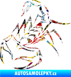 Samolepka Štír 017 levá Sticker bomb