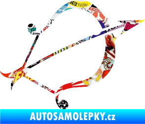 Samolepka Střelec 002 pravá Sticker bomb