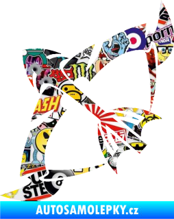 Samolepka Střelec 003 levá Sticker bomb