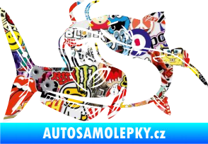 Samolepka Sumec 001 levá Sticker bomb