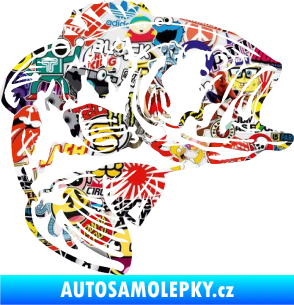 Samolepka Sumec 007 pravá Sticker bomb