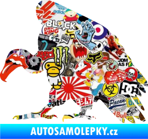 Samolepka Sup 001 levá Sticker bomb