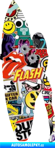 Samolepka Surfařka 002 pravá Sticker bomb