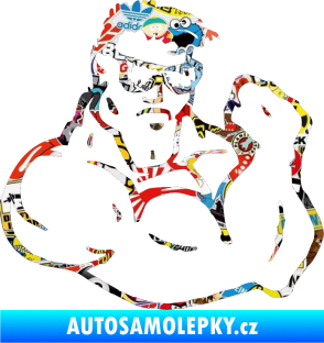 Samolepka Svalovec pravá Sticker bomb