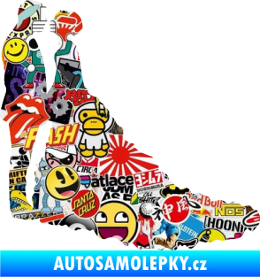 Samolepka Svatba 002 levá Sticker bomb