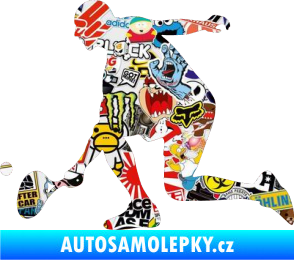 Samolepka Tenista 003 levá Sticker bomb