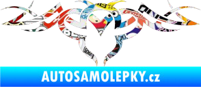 Samolepka Tetování 062 Sticker bomb