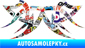 Samolepka Tetování 064 Sticker bomb