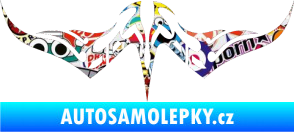 Samolepka Tetování 072 Sticker bomb