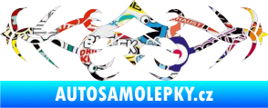 Samolepka Tetování 099 Sticker bomb