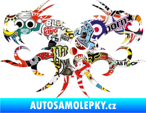 Samolepka Tetování 113 draci Sticker bomb