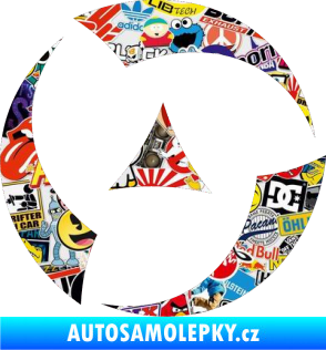 Samolepka Tetování 155 Sticker bomb