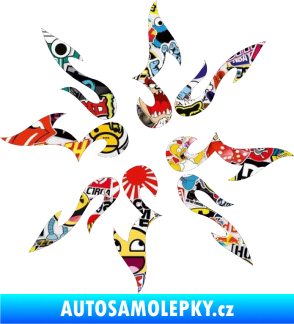 Samolepka Tetování 159 Sticker bomb