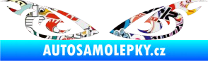 Samolepka Tetování 182 oči Sticker bomb