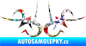 Samolepka Tetování 189 Sticker bomb