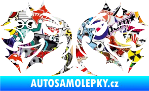 Samolepka Tetování 197 Sticker bomb