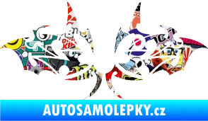 Samolepka Tetování 206 Sticker bomb